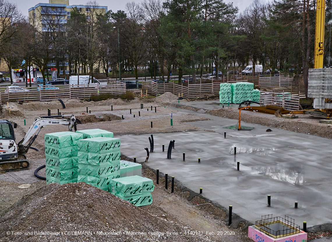 25.02.2023 -  Baustelle Haus für Kinder in Neupelach Quiddestraße 3